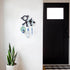 Three by Three Seattle FIT•Check! Dog Wall Rack in Black Metal, Customizable Hook Solution for Coats and Hats