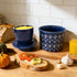 Countertop, Counter Butter Crock with Lid for Butter Keeper Crock with Water, French Butter Dish Ceramic, Butter Holder