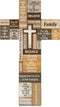 Jetec Cross Wall Decor, Wooden Cross Religious Faith Sign for Home, Easter Christmas Farmhouse Hanging Decorations
