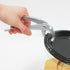 Aluminum Hot Pot Tongs Holder for Dolsot, Korean Stone Ceramic Bibimbap Bowl, Sizzling Hot Pot (SILVER)