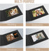 Golden State Art Photo Folders, Pack of 100, 4x6 or 6x4 Cardboard Picture Frame, Black for Special Events