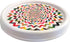 French Bull Lazy Susan Round Rotating Melamine Kitchen Organizer-Platter, 9-inch Ziggy