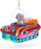 Astronaut in Space Vehicle - Blown Glass Christmas Ornament