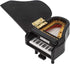 Broadway Gifts 3.5" Black Wood Grand Piano Ornament, Decoration for Piano Players