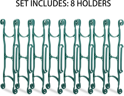 8 Pack Dazzle Bright Christmas Lights Storage Holder, Holiday Light Storage for All Purpose Light Cord Wind Up
