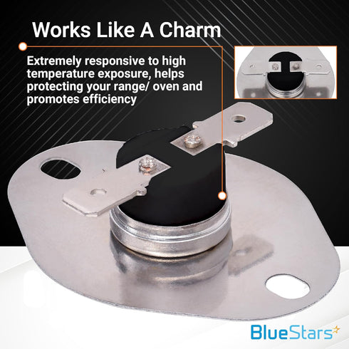 BlueStars 9759242 Oven Thermal Fuse - Compatible with Whirlpool, Replaces 4452223 WP9759242