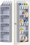 KEETDY 20 Pairs Over The Door Shoe Organizer for Closet Large Clear