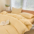Set Cover(2PCS,Twin) NSNLGSGC Yellow Gingham Duvet Cover Twin, Grid Simple Geometric Square Pattern Comforter