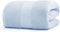 COZYART Light Blue Oversized Bath Sheet for Bathroom 35x70 Cotton Body Shower
