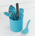 Reston Lloyd Multipurpose Crock Organize All Kinds of Utensils & Kitchen Tools, Extra Large Holder, Turquoise