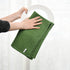 15x25 Inch Set 6 Artoid Mode Ring Spun Cotton Green Kitchen Dish Towels, Ultra Soft Absorbent Quick Drying Household
