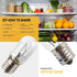 Seentech Microwave Oven Bulbs - Model 8206232A, 125V 40W E17 Base for Under Hood and Lava Lamps