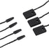 Hestya 500 Pieces Hang Tag String – Black, 500 Pieces Black Pins, 6.6 Inch Nylon String Price Tags, Plastic Fastener,