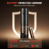 Set Electric Salt and Pepper Grinder Automatic Battery Pepper Mill Shakers Adjustable Coarseness Upgraded Larger