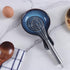 Blue Ceramic Spoon Rest for Kitchen, Heat Resistant Utensil Holder for Countertop, Dishwasher Safe, Cooking Spoon Holder