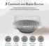 KitchenDance Disposable Aluminum Mini Tart Pans with Lid, 3 Inches Round, Pack of 100