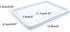 lofekea Ceramic Soap Dish for Shower, 2 Pack Bar Soap Holder and Palette for Watercolors