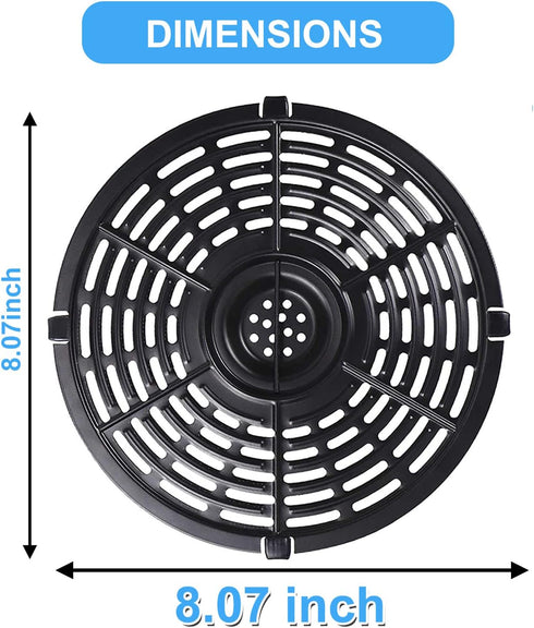 Air Fryer Replacement Parts for Chefman TurboFry 3.6QT, Power XL 4QT, Emeril Lagasse 4QT Non-Stick Accessories
