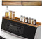 Stove Top Shelf, Magnetic Oven Shelf, Kitchen Storage Solution, 2pcs 15" Hard Wood Spice Racks