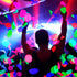 10000 pieces UV Neon Round Confetti - 5 Colors Neon Fluorescent Tissue Dot for Blacklight Party Supplies