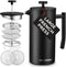 Belwares French Press Coffee Maker 50 OZ - Large Insulated Stainless Steel 304 Coffee Press with Double Wall