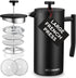 Belwares French Press Coffee Maker 50 OZ - Large Insulated Stainless Steel 304 Coffee Press with Double Wall