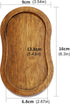 BINHAI Salt and Pepper Wood Mill Tray, Retro Colour Pepper Grinder Rest, Work Surface and Dining Table Protector
