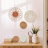 MeraMera Set 7 Boho Wall Decor, Rattan Flower Wall Decor,Nursery Wall Decor,Nursery Decor