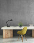 Artificial Plants Potted Real Looking Small Faux Plant with Rustic Black Cement Planter for Kitchen Office Desk