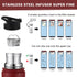 Tea Infuser Bottle - 22 Oz Fruit Infuser Water Bottle, Triple Walled Insulated Stainless Steel with 3 Lids
