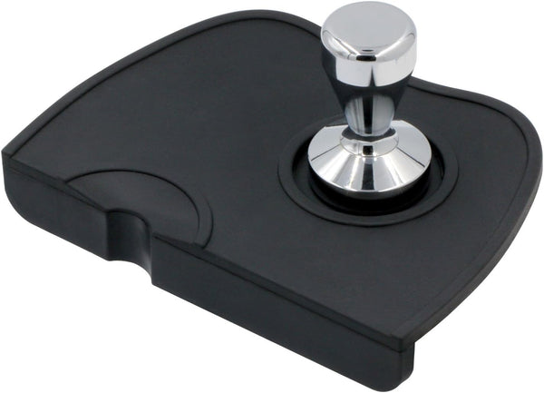 Handook Espresso Tamper Mat, 8.3 x 5.9 Inch Coffee Mat for Espresso Machine, Barista Tools, Black