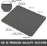 Trivets for Hot Dishes, Silicone Trivet Hot Pads for Kitchen, Trivets for Hot Pots and Pans, Big Silicone Pot Holders Mat, Trivets for Quartz Countertops, Heat Resistant Mats Set 2 Dark Gray by Nstezrne