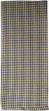 fillURbasket Black Farmhouse Kitchen Towels - Set of 3 Striped Buffalo Checked Plaid Dish Towels for Decor