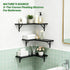 Set 3) NATURE'S SOURCE Corner Floating Shelves, Corner Shelf Wall Mounted, Shelves for Room Wall, Home Decor Living