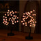 2 Pack Cherry Blossom Tree Lamp, 18inch 36 Led Bonsai Tree Lights,