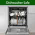 Plastic Silverware Organizer, Kitchen Drawer Organizer, Utensil Holder Flatware Organizer Tray with 5 Compartments in
