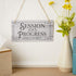 Stockroom Plus In Session Door Sign for Therapists - 5 x 10 in White PVC, 2 Pack Meeting In Progress & Quiet Please