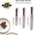 Straight Icing Spatula Baking Set of 6", 8" & 10" Wooden Handle Cake Decorating Frosting Spatulas