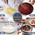 Small Stainless Steel Whisk, Mini Wire Whisk Set of 3, 5in, 6in & 7in for Whisking, Beating, Mixing