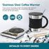 COSORI Coffee Mug Warmer & Mug Set for Desk, Cup Heater with 1°F Precise Temperature Control, Touch Tech & LCD Digital