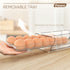 theaoo Automatic Rolling Egg Holder for Fridge, Clear Plastic Egg Dispenser, Stackable Organizer with Quick Removable
