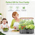 12 Hydroponics Growing System Indoor Garden: Pods Indoor Herb Garden Kit with LED Grow Light Plant Germination Kit