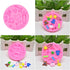 Rainmae 6Pcs Cute Baby Silicone Fondant Cake Mold, Baby Birthday Party Kitchen Baking Moulds for Cake Decorating