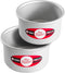 Fat Daddio's 2 Piece Set Anodized Aluminum Round Cake Pans, 5 x 3 Inch