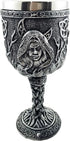 Ebros Celestial Celtic Triple Goddess Maiden Mother Crone Wine Goblet Chalice Figurine - Wiccan Decor