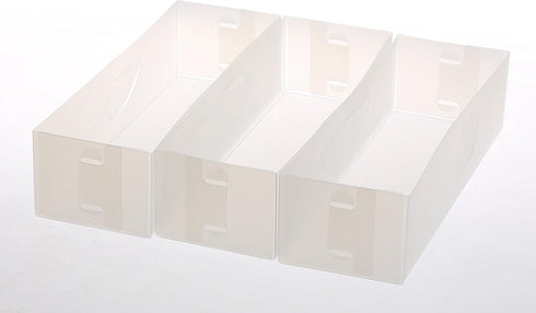 YBM HOME Closet Drawer Organizer for Underwear, Socks, Bras, Ties, Scarves, Foldable Storage Boxes (Set of 3)