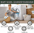 HYGPP Washable(C,20x20IN) Round Ottoman Slipcover Cover Outdoor Small/Large Footstool Protector Covers Stool Ottoman