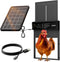 Okkobi Automatic Chicken Coop Door Solar Powered - LCD Display - Chicken