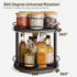2 Countertop SR22BK YATINEY Lazy Susan Organizer, Rotating Spice Rack, Tier Spice Turntable Organizer, Industrial