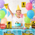 WERNNSAI Construction Party Decorations - 12 PCS Birthday Party Supplies for Boys Kids Truck Birthday Cutouts